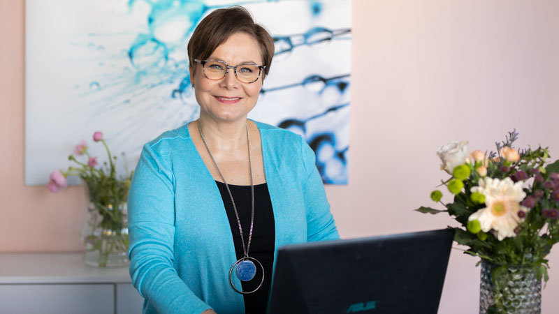Mirja Kataja osallistui sisällöntuottajan koulutukseen